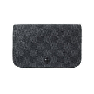 Louis Vuitton Damier Graphite Black Santur Pochette Homme Body Bag